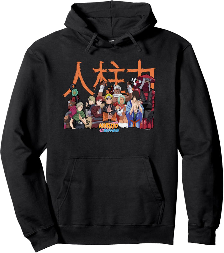 Naruto Shippuden Jinchuuriki Gruppe Pullover Hoodie