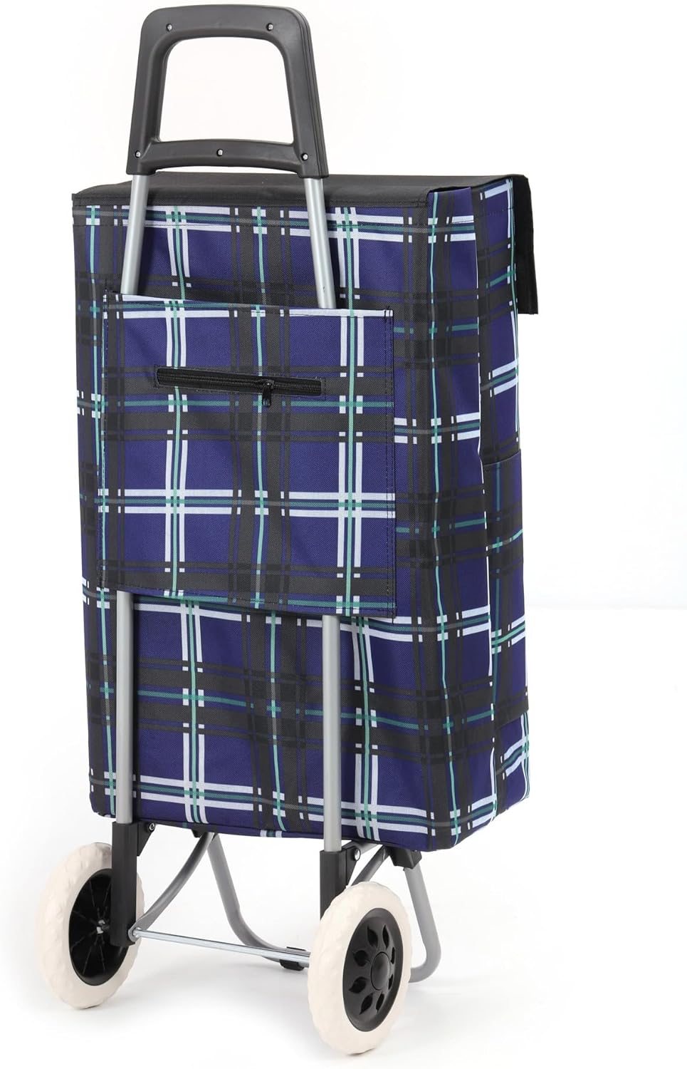 43.5Liter Wasserabweisender Trolley Einkaufstrolley Klappbar, Shopping Trolley, Einkaufswagen Faltba
