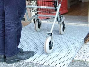 Schwellenrampe Modular für Innen | Rampe für Türschwellen | In verschiedenen Höhen erhältlich | Roll
