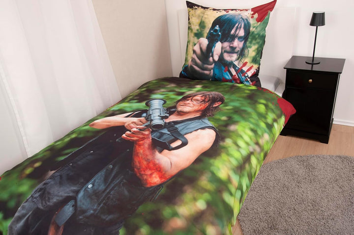 Herding The Walking Dead Daryl Dixon Sondermodell Bettwäsche 135 x 200 cm Geschenk All-in-One Outlet