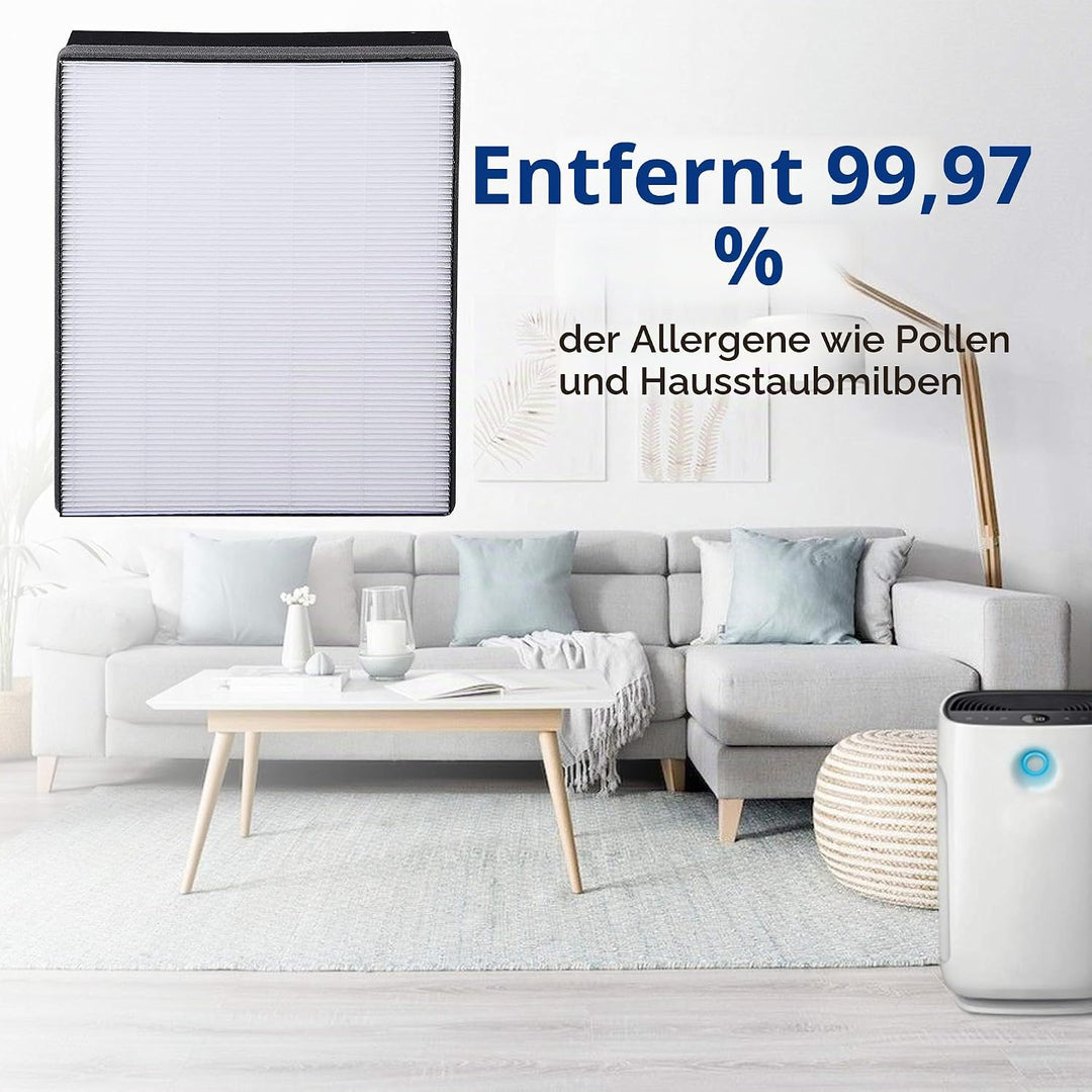 KEEPOW 2 Ersatzfilterset kompatibel mit Philips AC2889, AC2887, AC2882 &amp; AC3829 Luftreiniger | HEPA