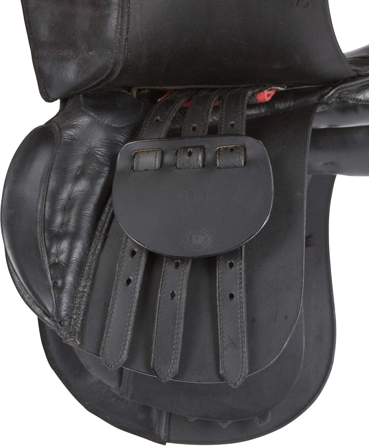 Kerbl 32285 Haflinger Sattelset,Katze, Pferd, schwarz Schwarz Haflinger: 17,5 Zoll, Schwarz Haflinge