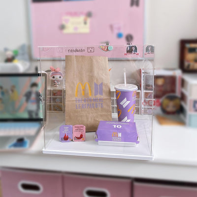 ELEpure Aufbewahrungsbox aus Acryl, transparent, für die LEGO Kollektion, Modellbau, verbesserte Prä