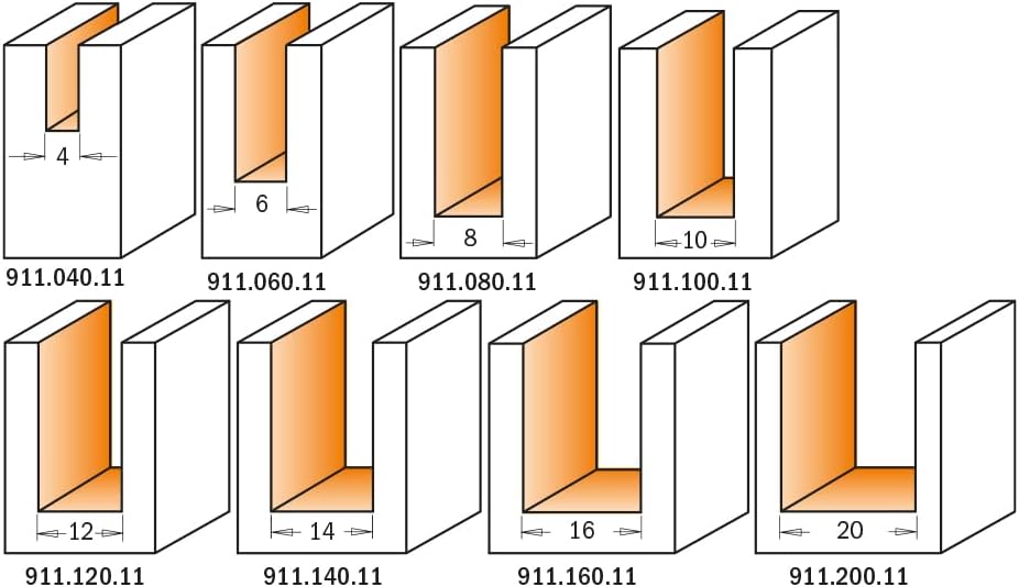 Cmt orange Tools 911,120,11 Erdbeere rechts HM S D 8 12 x 20