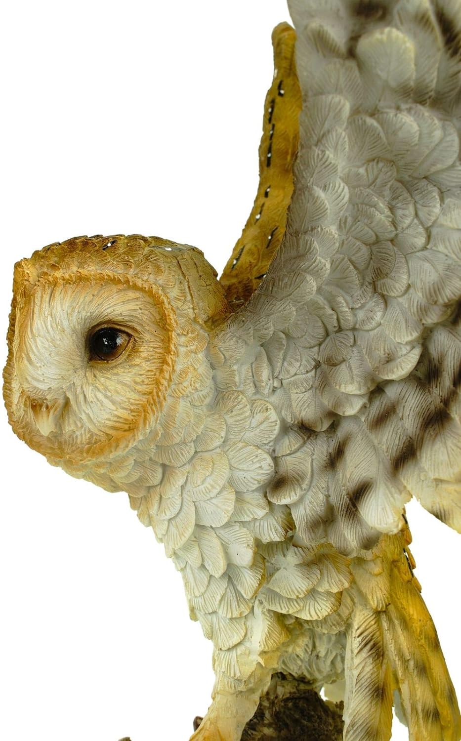 Joh. Vogler GmbH Grosse Schleiereule setzt zum Flug an 39 cm Uhu Eule Tierfigur bunt Vogel