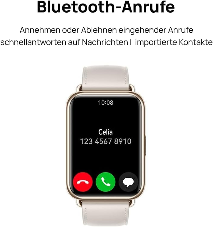 HUAWEI Watch FIT 2 Smartwatch, 1,74 Zoll FullView-Display, Blautooth-Anrufe, Gesundheitsmanagement,