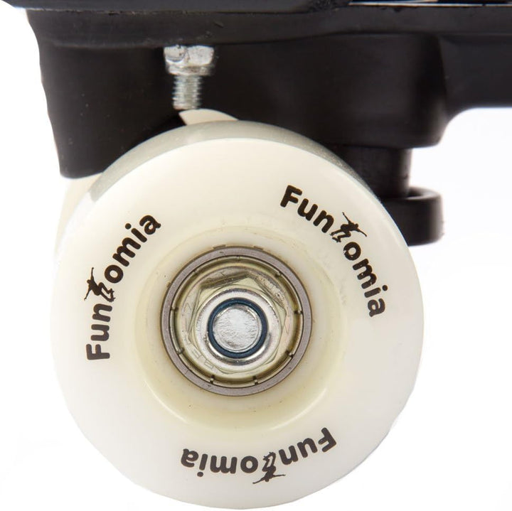 Rollschuhe/Discoroller in Grössen 30-44 - Rollerskates Disco Roller Skate Indoor Outdoor 36 Weiss, 3