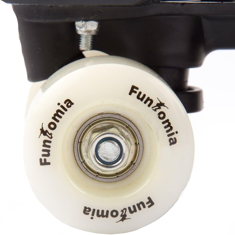 Rollschuhe/Discoroller in Grössen 30-44 - Rollerskates Disco Roller Skate Indoor Outdoor 40 Weiss, 4