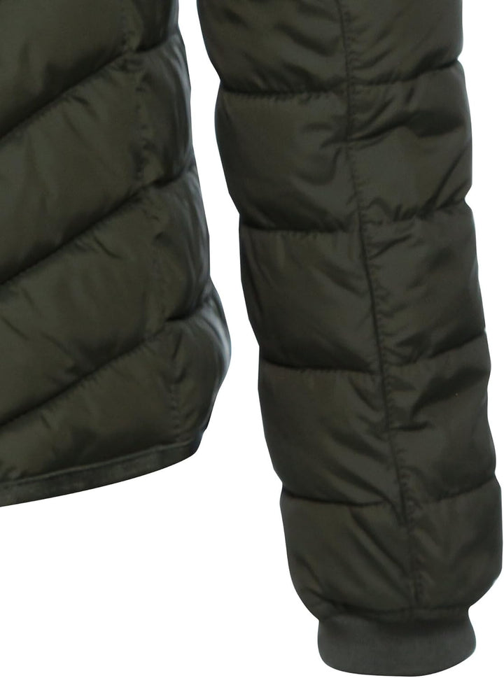 camel active Damen Steppjacke aus recyceltem Polyester 34 Dunkelgrün, 34 Dunkelgrün