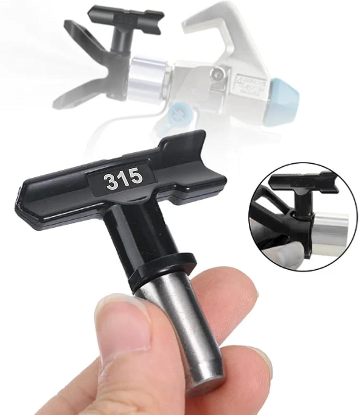 Airless Düse mit Spitzendichtung, 6 Stück Reversible Sprühspitzen,Spray Maschinenspitze Verschleissf