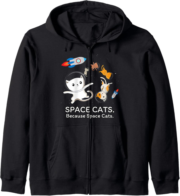 Space Cats. Because Space Cats. - Katzenspielzeug - Tiere Kapuzenjacke