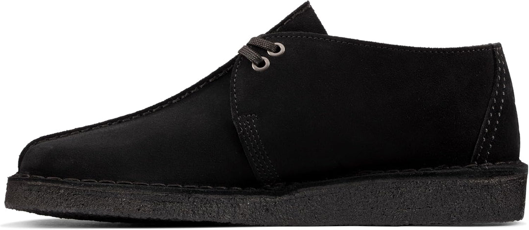 Clarks Herren Desert Trek Oxford 39.5 EU Schwarzes Wildleder, 39.5 EU Schwarzes Wildleder