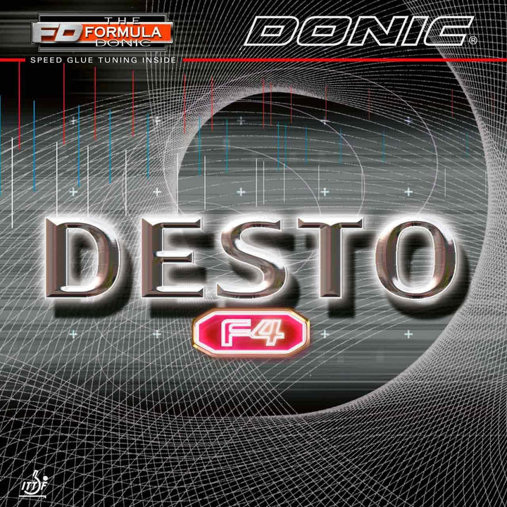 Donic Belag Desto F4 rot 2,3 mm, rot 2,3 mm