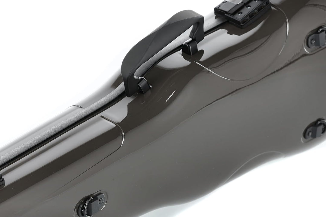 GEWA Violinformetui AIR 1.7 braun hochglanz, mit zusätzlichem Seitengriff, Made in Germany mit zusät