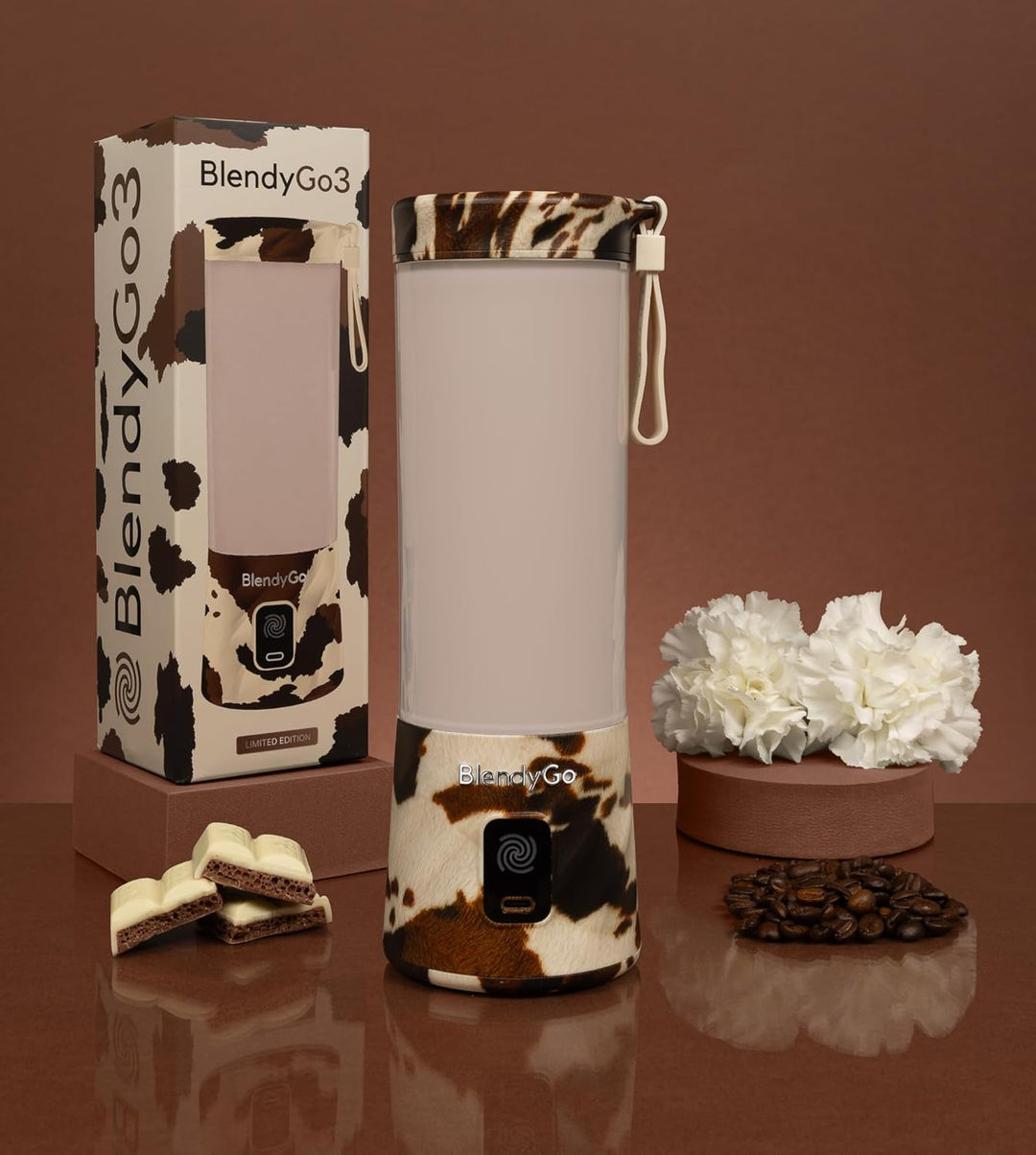 BlendyGo 3 Tragbarer Mixer, Blender, Mini Standmixer, 550 ml, Smoothie maker, Mixer smoothie maker t