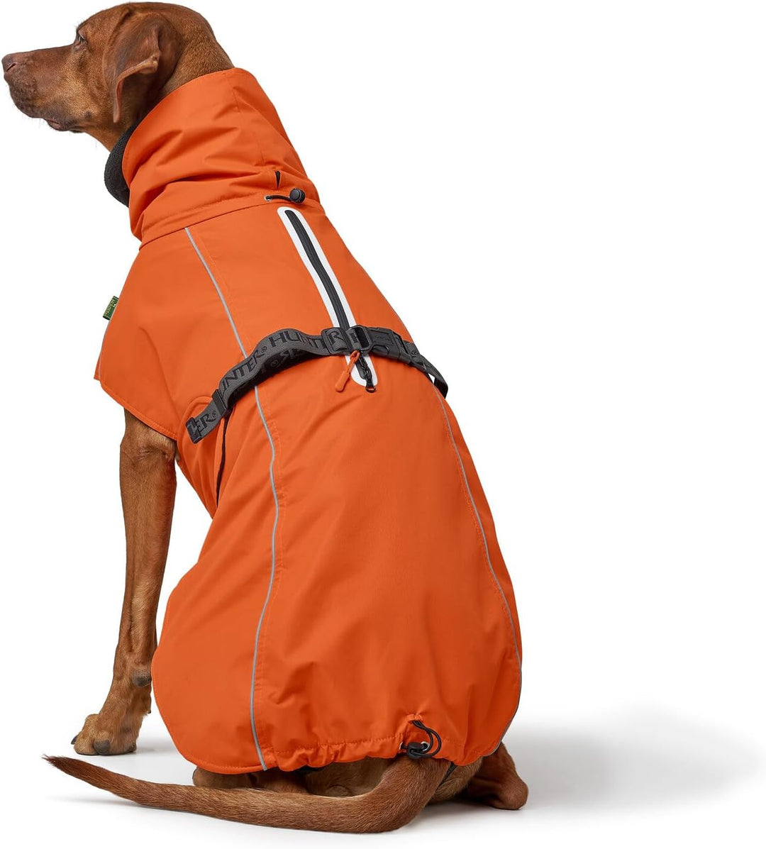 HUNTER Hundemantel NORDBY, Farbe: orange, wasserabweisend, warm gefüttert, reflektierend, ideal für