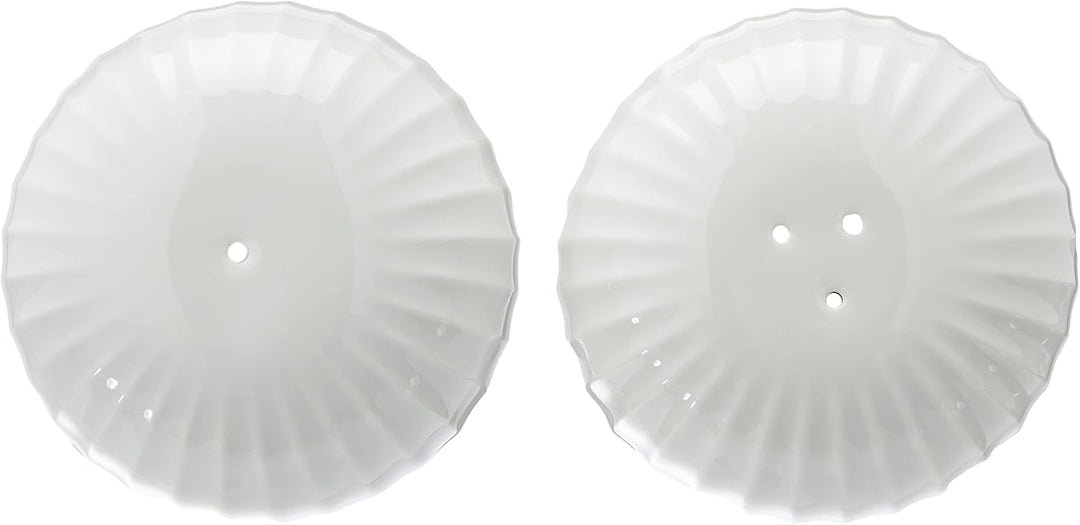 Kähler Salz- und Pfefferstreuer-Set H5 cm Hammershøi dänische Handarbeit, weiss 4,5cm Weiss, 4,5cm W