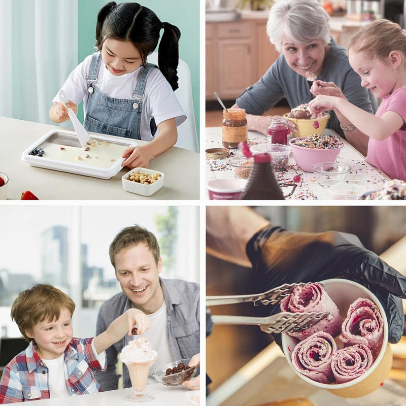 Eisplatte zum eis machen, Ice Rolls Maschine, Ice Cream Rolls Maker, Eisplatte Eis Rolls, Ice Cream