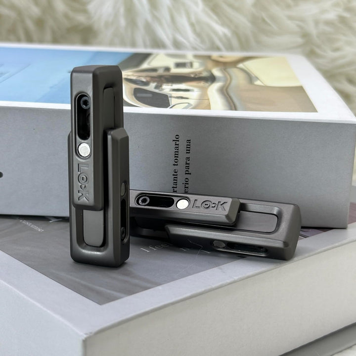 Fidget Slider EDC Push Haptic Slider Double Xlock Spielzeug Erwachsene Stressabbau Geschenke