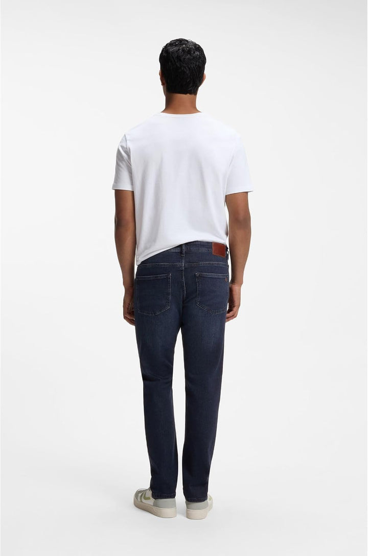 BOSS Herren Delaware BC-L-C Blaue Slim-Fit Jeans aus komfortablem Stretch-Denim 30W / 32L Dark Blue4
