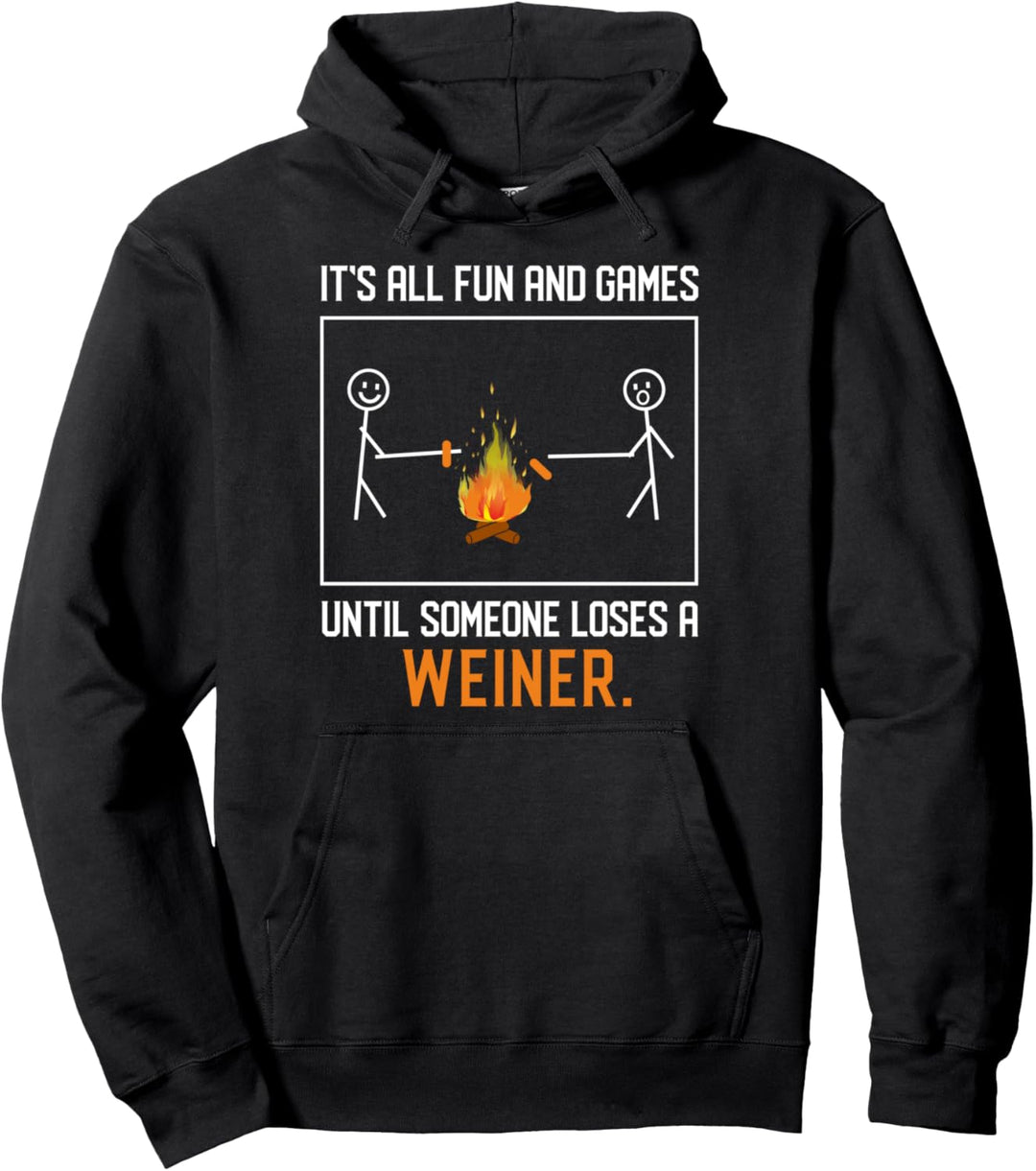 Es ist alles lustig und Spiele Lustige Meme Pullover Hoodie
