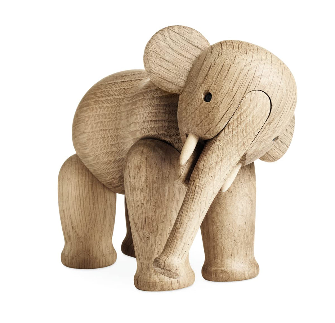 Kay Bojesen Elefant klein Figuren 13 cm Holzfiguren Weihnachtsdekoration, Holz 16.6 x 12.3 x cm Elef