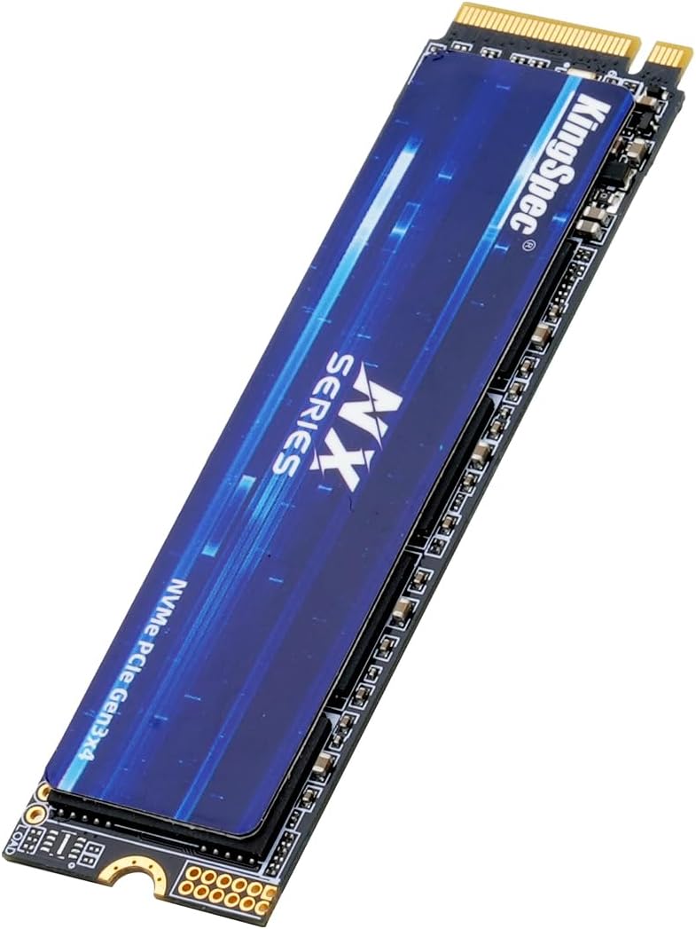 KingSpec SSD 1TB M.2 NVMe, PCIe Gen 3x4 Gaming Solid State Drive, Up to 3500MB/s Read, 3D NAND Flash