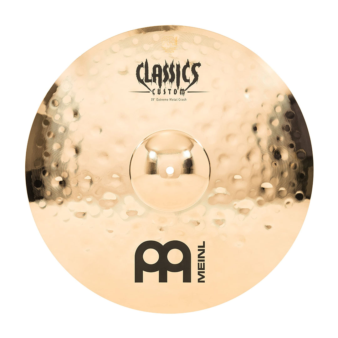 Meinl Cymbals Classics Custom Extreme Metal Crash 19 Zoll (Video) Schlagzeug Becken (48,26cm) B12 Br