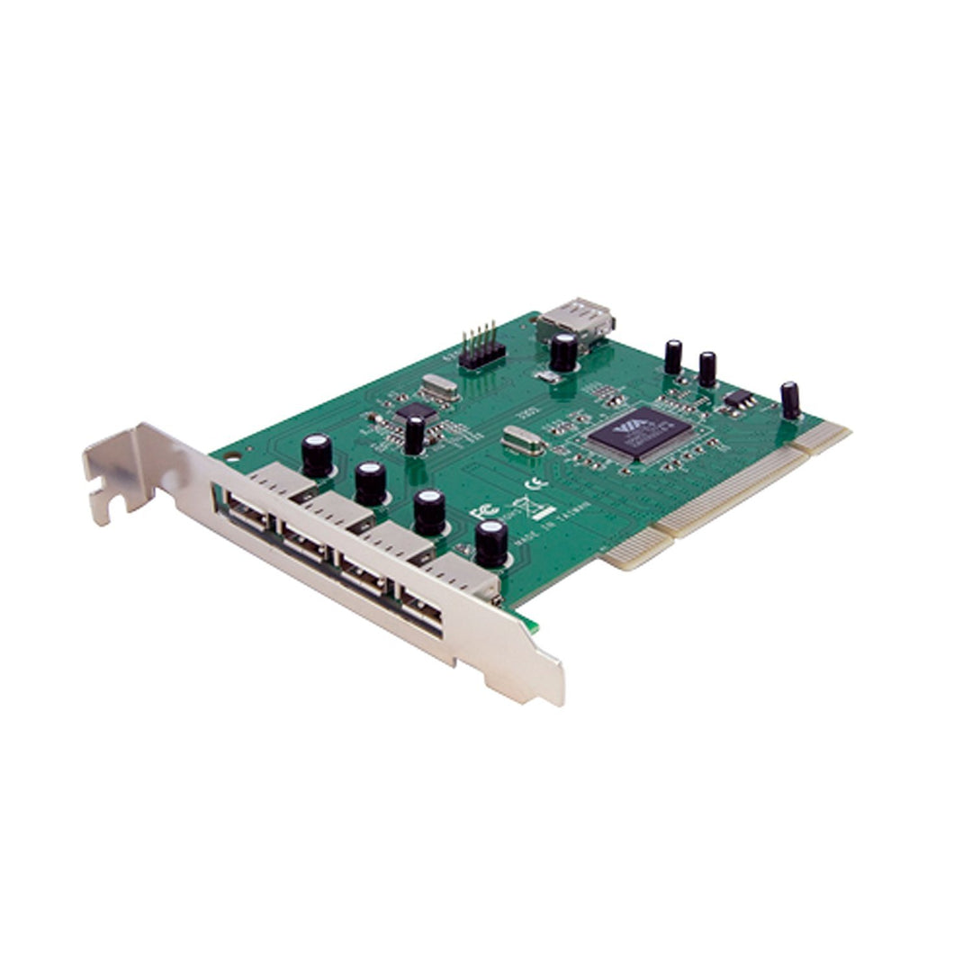 StarTech.com 7 Port USB 2.0 PCI Schnittstellenkarte - USB Controller Adapter Karte 4x External + 3x