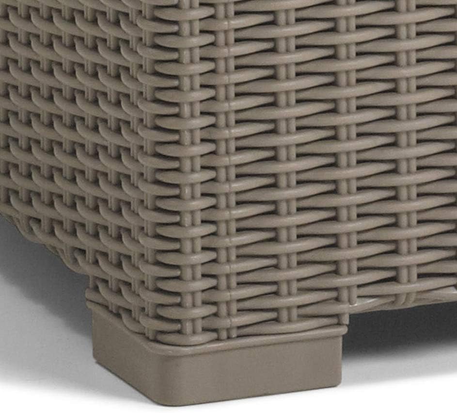 Allibert by Keter California Gartentisch aus Kunststoff, Beistelltisch für Garten, Terrasse & Balkon