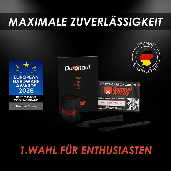 Thermal Grizzly Duronaut Pro - 30g Wärmeleitpaste - überragende Langzeitstabilität und Wärmeleitfähi