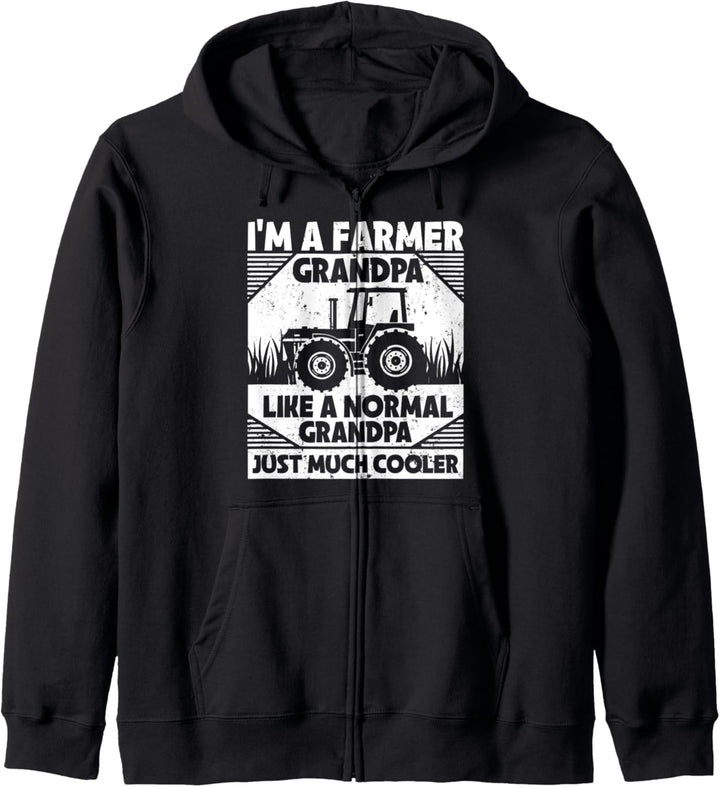 I'm A Farmer Grandpa Like A Normal Grandpa Just Much Cooler Kapuzenjacke