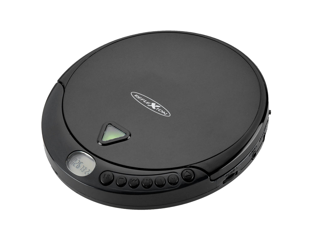 Reflexion PCD510MF Tragbarer CD/MP3-Player mit UKW-Radio (Hörbuchfunktion, Ohrhörer, Netz oder Batte
