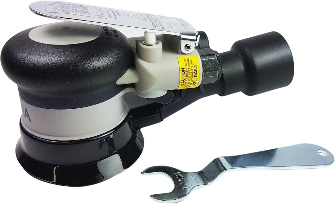 Indasa Druckluft Mini Exzenterschleifer mit Absaugung Teller Durchmesser 75mm