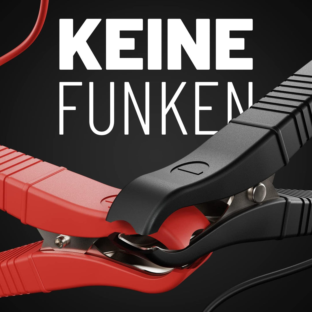 ABSINA Roller & Motorrad Batterieladegerät vollautomatisch mit 800mA - AGM Ladegerät 6V & 12V Blei B