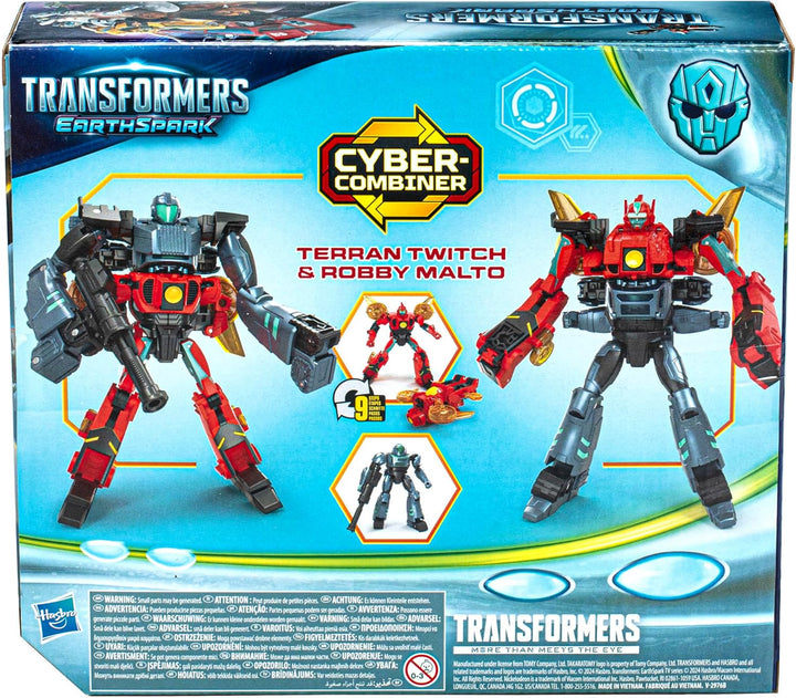 Transformers EarthSpark Cyber-Combiner Terran Twitch und Robby Malto Action-Figuren BUMBLEBEE, BUMBL