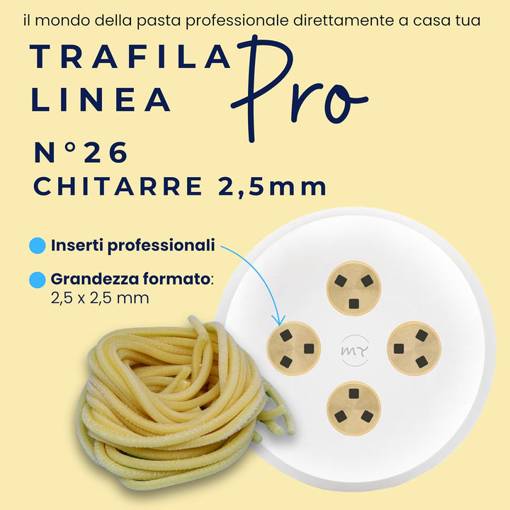 My Trafile - Line Pro N°26 Gitarre 2,5 mm aus POM mit professionellen Einsätzen kompatibel mit Phili