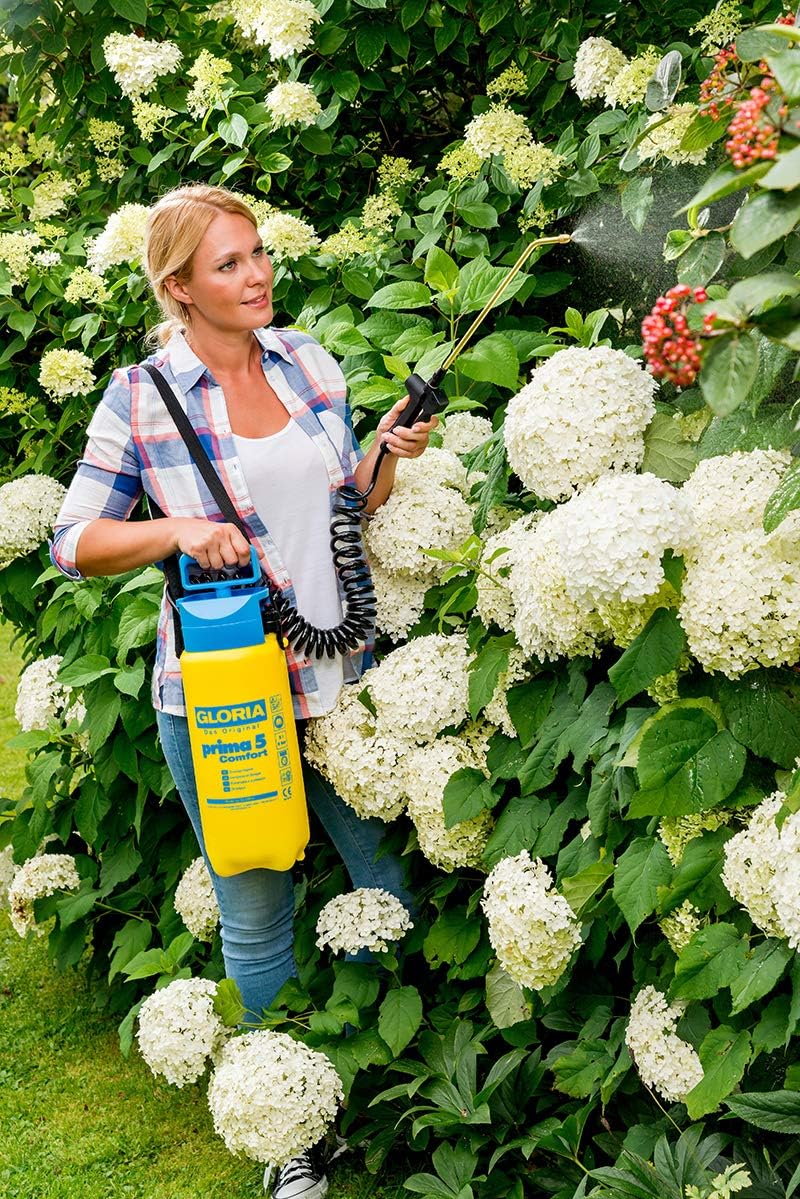 GLORIA Drucksprüher prima 5 Comfort | 5 L Gartenspritze/Drucksprühgerät | Komfortable Ausstattung: 2