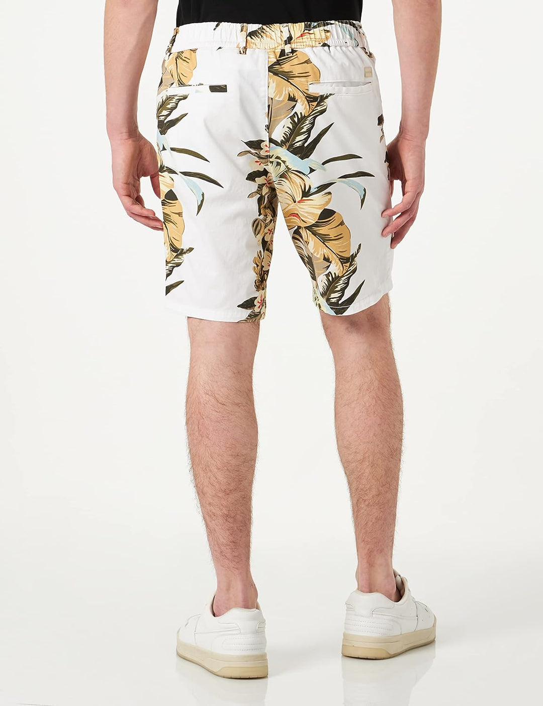 BOSS Herren Taber Shorts Flat Packed 44 White100, 44 White100