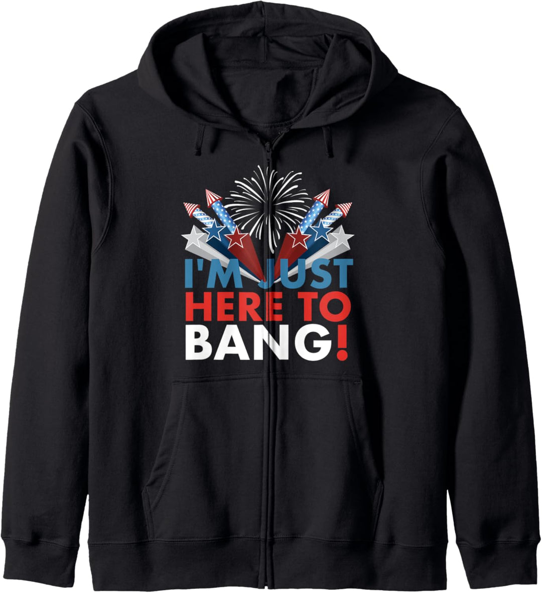 Ich bin nur hier, um den 4. Juli zu feiern Kapuzenjacke