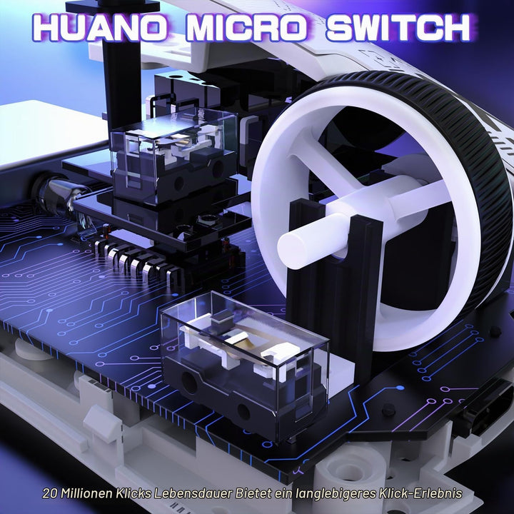 MAMBASNAKE X ATTACK SHARK X11SE Kabellose Gaming-Maus–bis zu 22000 DPI,PixArt PAW3311 Sensor,BT/2,4