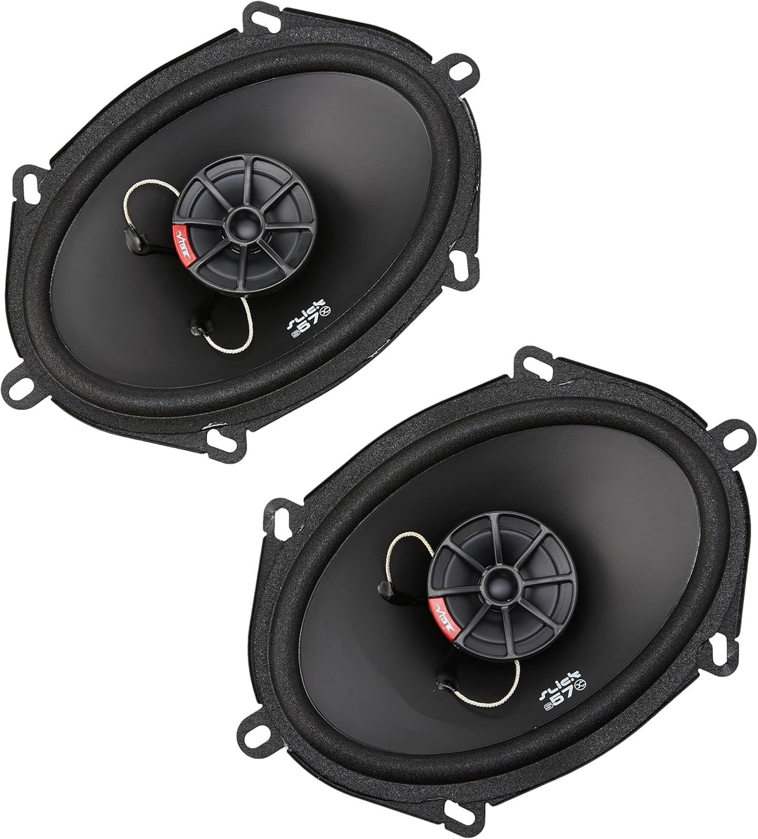 VIBE Audio Slick 5 x 7” Koaxiallautsprecher 80/240 W (RMS/MAX), 13 x 18 cm, SLICK57-V7