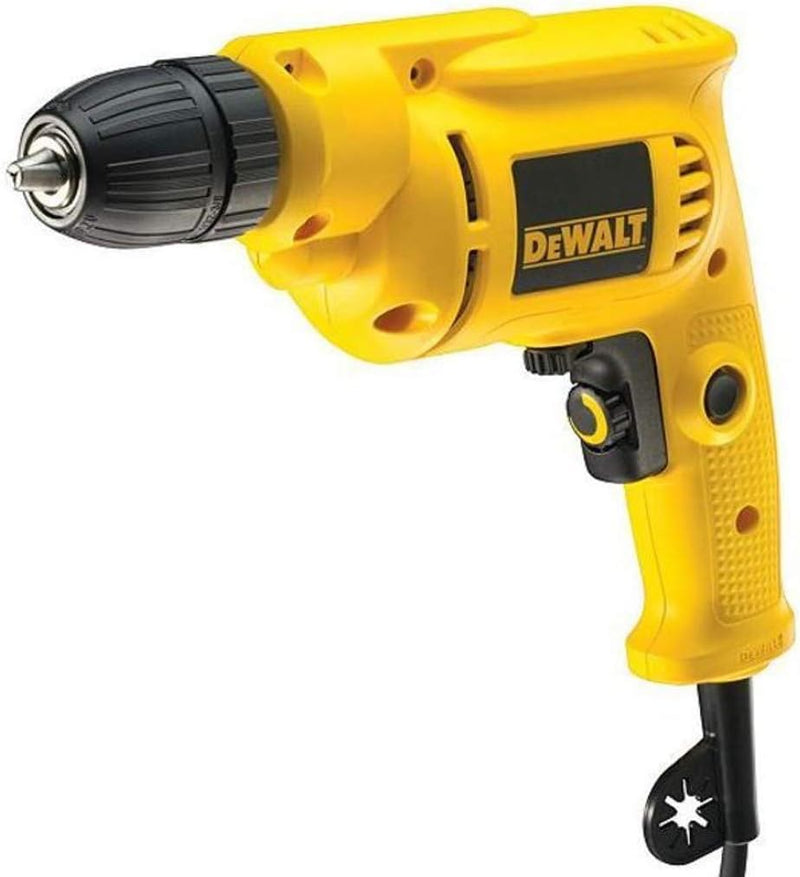 Dewalt 1-Gang Bohrmaschine DWD014S (550 Watt, für präzises Bohren in Holz und Metall, elektronische