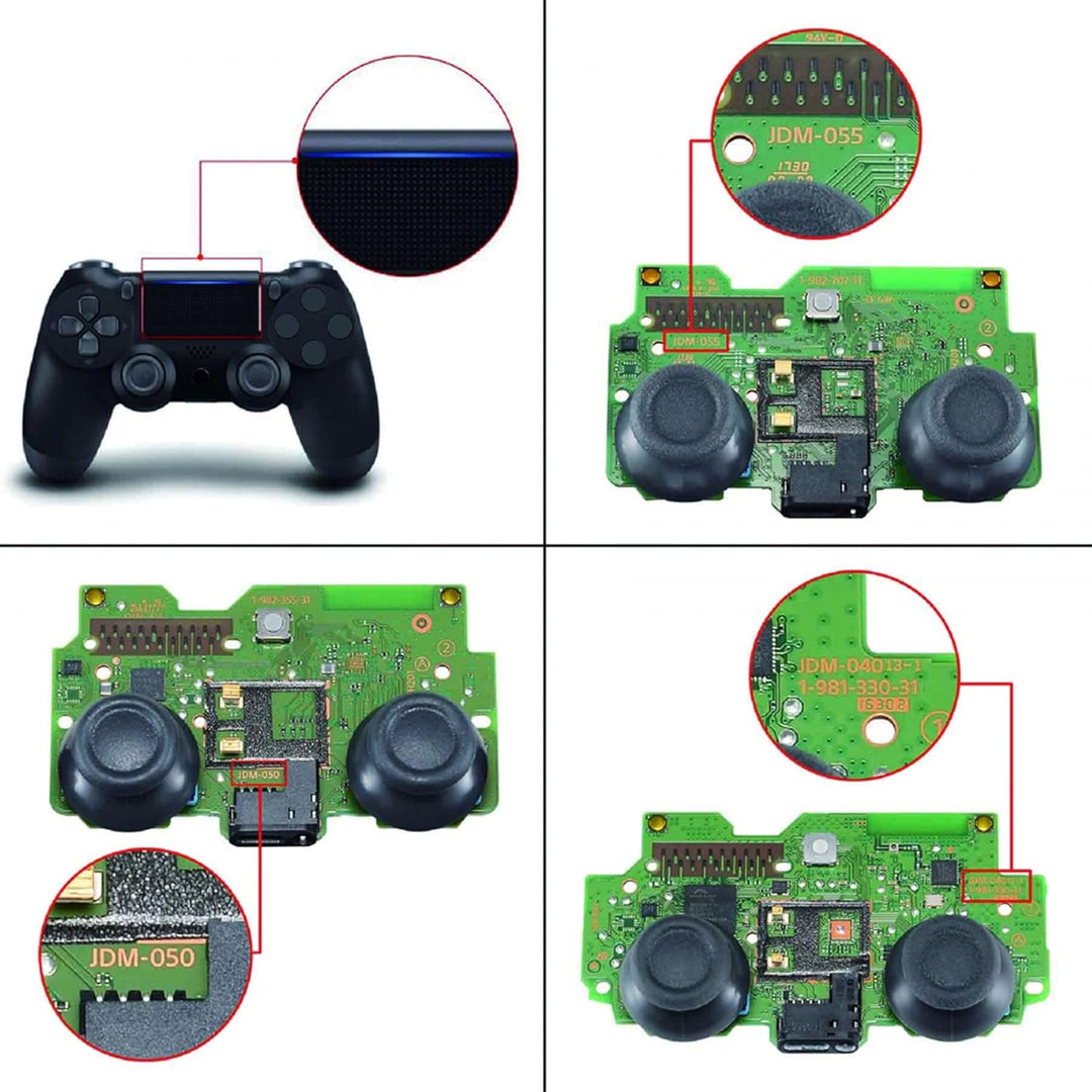 eXtremeRate Programmierbar Dawn Remap Kit für ps4 Controller, Rückseite Hülle Gehäuse Case&amp;Upgrade-B