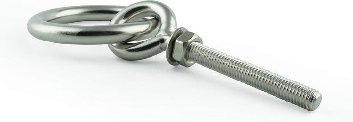 Eisenwaren2000 | M12 x 150 mm Augbolzen mit Ring (2 Stück) - Ösenschrauben - metrisches Gewinde - Ri