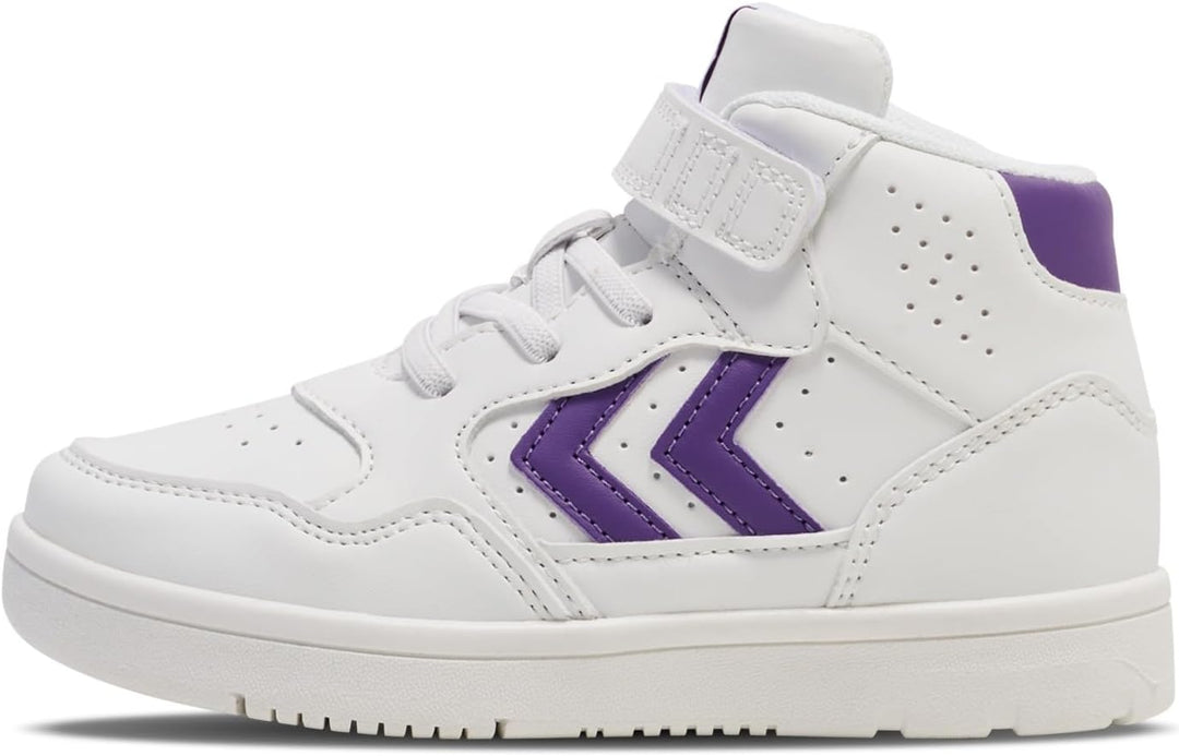 hummel Unisex Kinder Klettverschluss Camden High Sneaker 30 EU Pansy, 30 EU Pansy