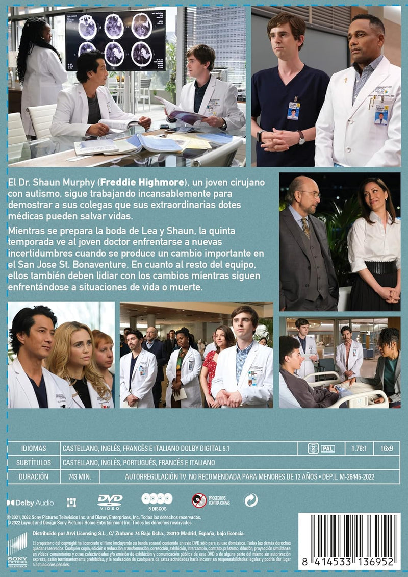 The good doctor 5ªtemp - DVD