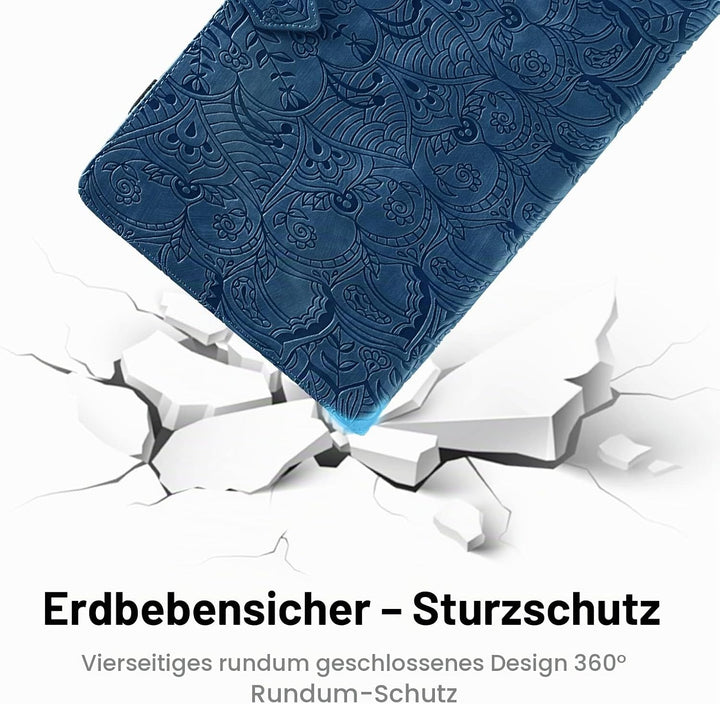 Rostsant Hülle für Samsung Galaxy Tab A9+ 11 Zoll PU Leder Brieftasche Case Magnetisch Stand Tablet