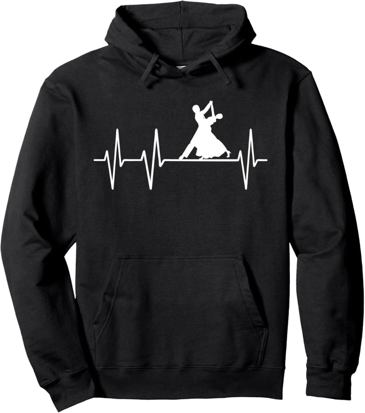 Walzer Herzschlag Heartbeat Turniertanz Tanzen Tanzpaar Tanz Pullover Hoodie