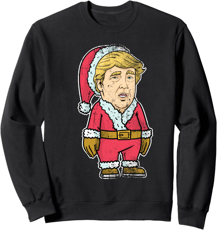 Lustiges Donald Trump Weihnachtsman Christmas Sweatshirt
